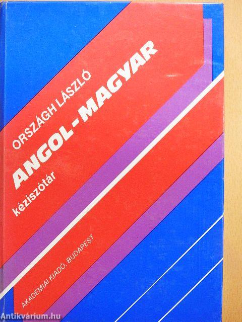 Angol-magyar kéziszótár