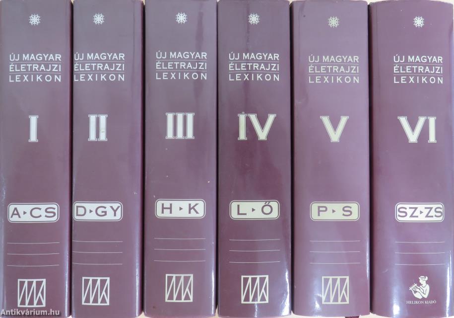Új magyar életrajzi lexikon I-VI.