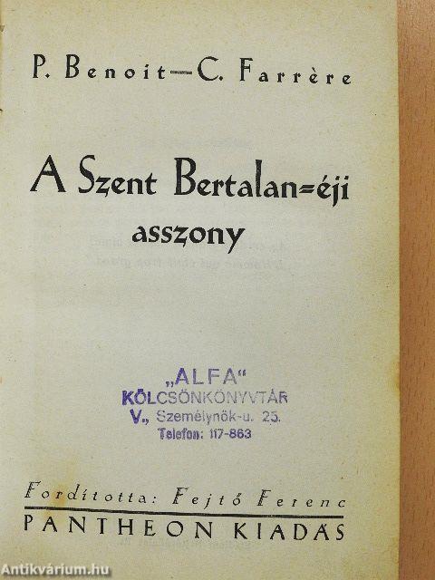 A Szent Bertalan-éji asszony