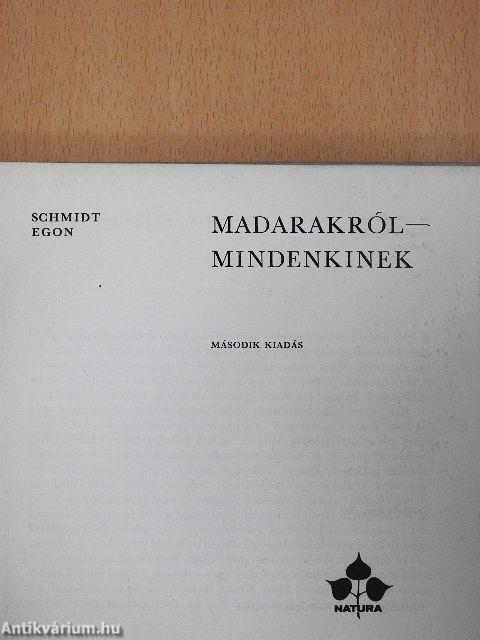 Madarakról - Mindenkinek