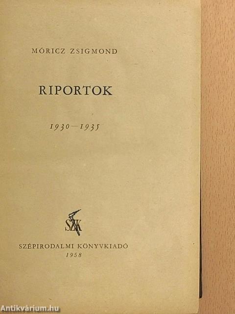 Riportok III.