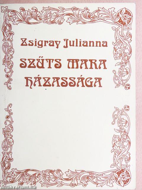 Szűts Mara házassága
