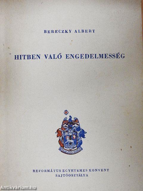 Hitben való engedelmesség