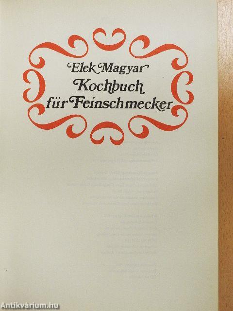Kochbuch für Feinschmecker