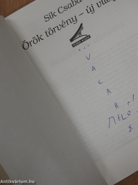 Örök törvény - új világ