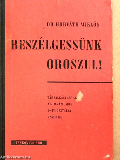 Beszélgessünk oroszul!