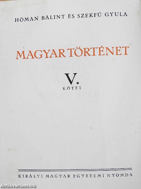 Magyar történet V.