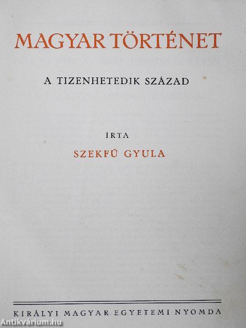 Magyar történet V.