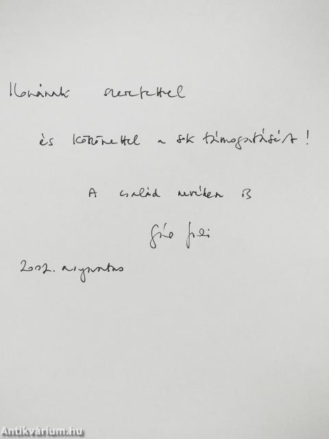 Apollo 1-2-3. (dedikált példány)
