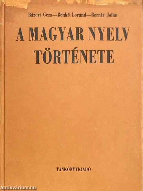 A magyar nyelv története