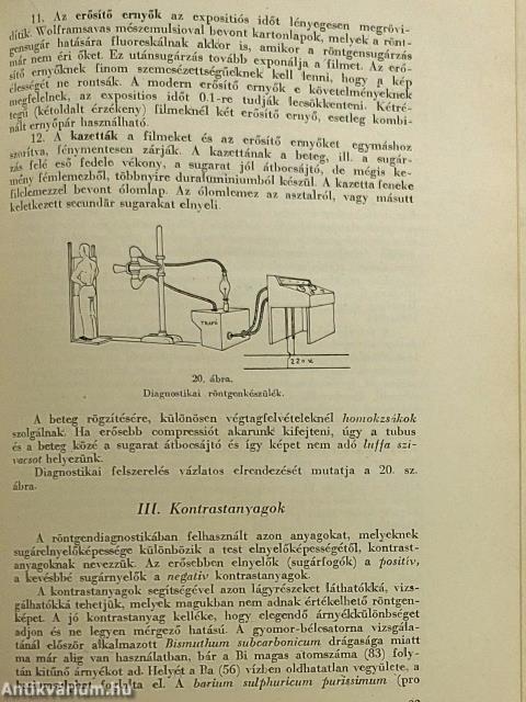 Röntgenológia I-II.