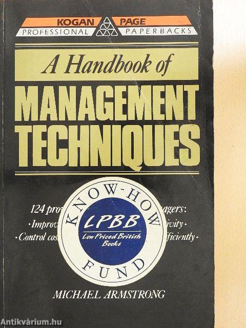 A Handbook of Management Techniques