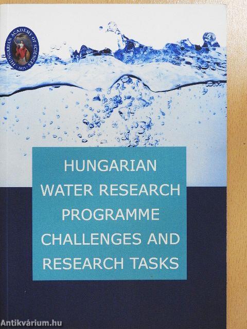 Hungarian Water Research Programme Challenges and Research Tasks