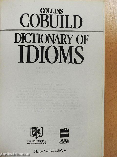 Dictionary of Idioms