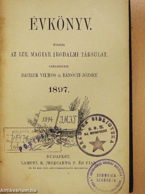 Évkönyv 1897.