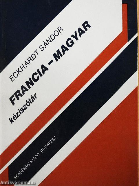 Francia-magyar kéziszótár