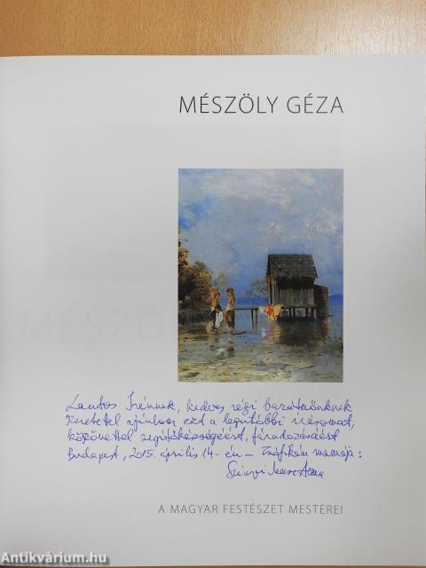 Mészöly Géza (dedikált példány)