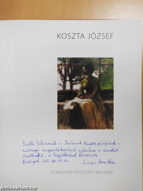 Koszta József (dedikált példány)