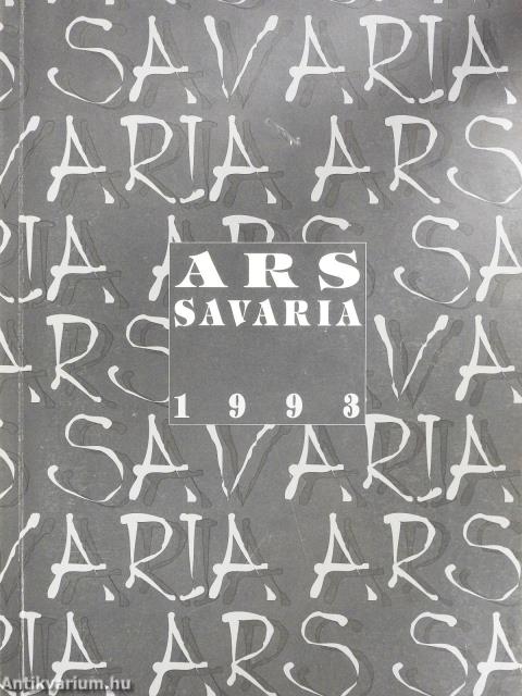 Ars Savaria (dedikált példány)