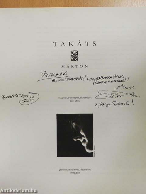 Takáts Márton (dedikált példány)