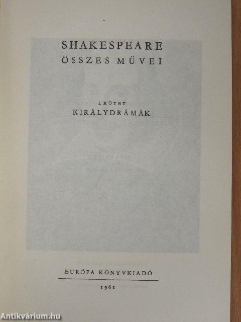 Shakespeare összes művei 1-7.