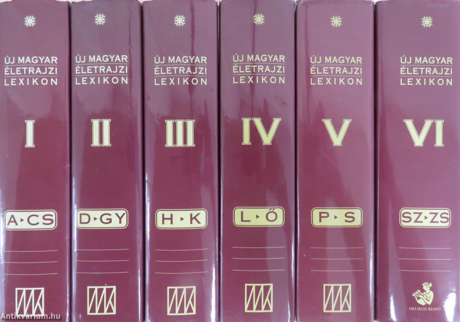 Új magyar életrajzi lexikon I-VI.