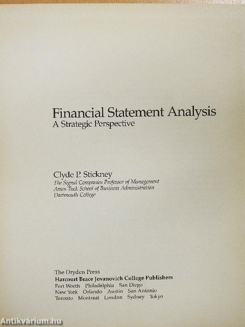 Financial Statement Analysis