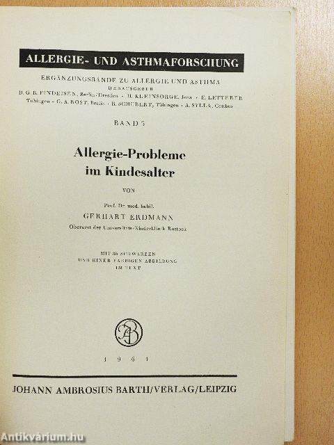 Allergie-Probleme im Kindesalter