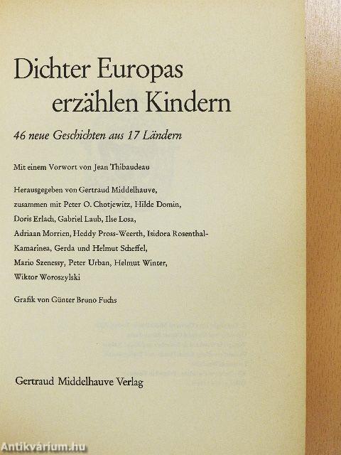 Dichter Europas erzählen Kindern