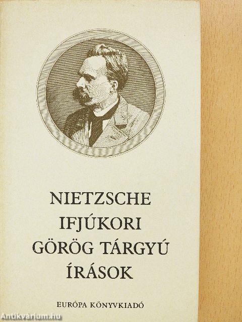 Ifjúkori görög tárgyú írások
