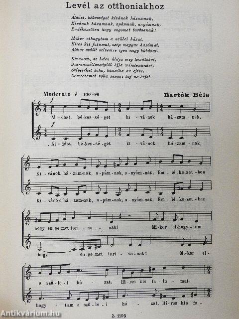 Bartók kórusművei