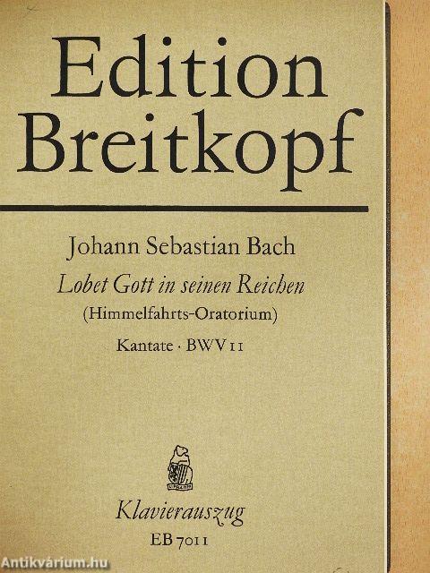 Kantate BWV 10-14., 16-19.