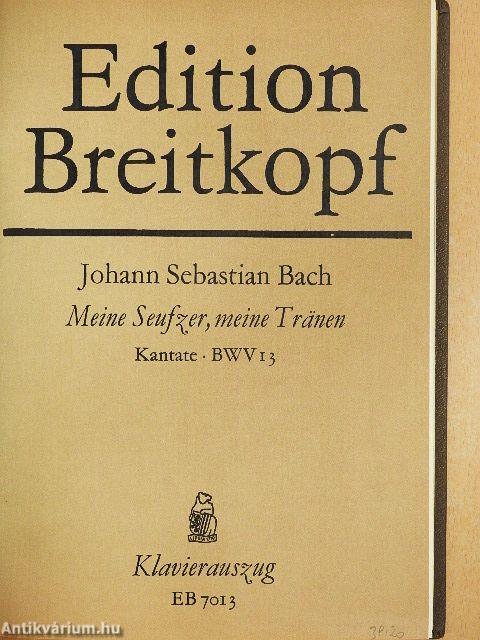 Kantate BWV 10-14., 16-19.