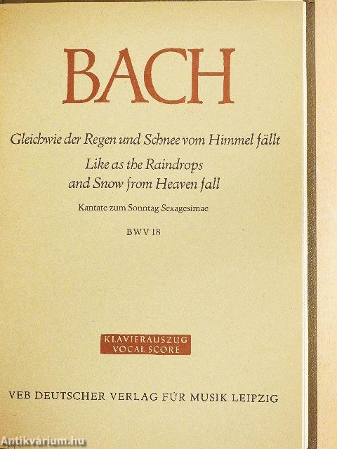 Kantate BWV 10-14., 16-19.