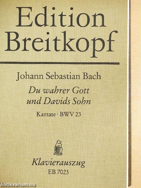 Kantate BWV 20-29.