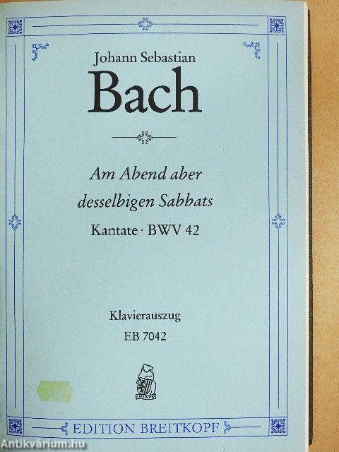 Kantate BWV 40-49.