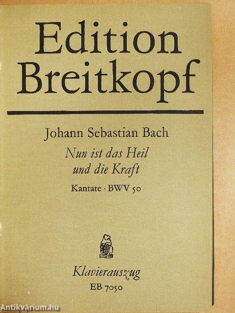 Kantate BWV 50-52., 54-59.