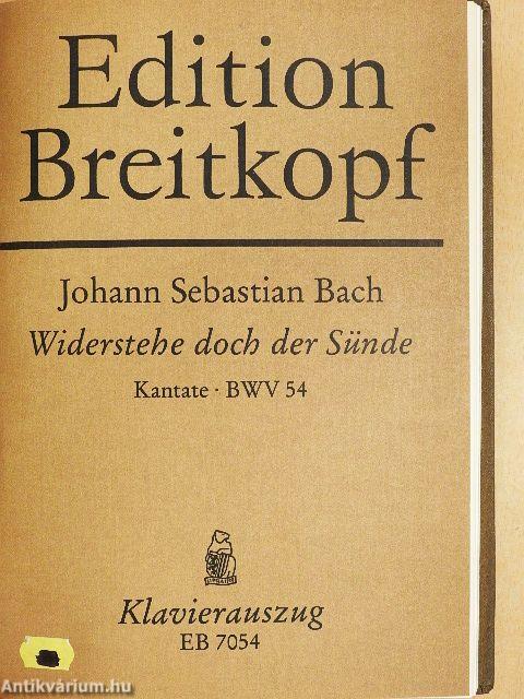 Kantate BWV 50-52., 54-59.