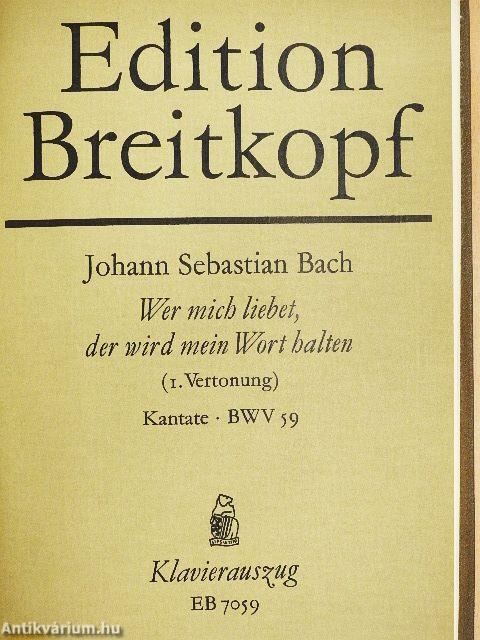 Kantate BWV 50-52., 54-59.