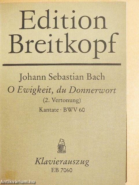 Kantate BWV 60-69.