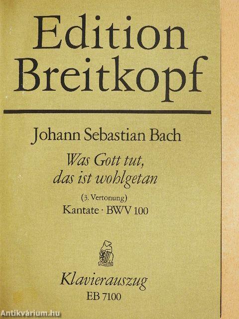 Kantate BWV 100-109.