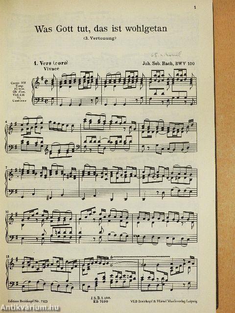 Kantate BWV 100-109.