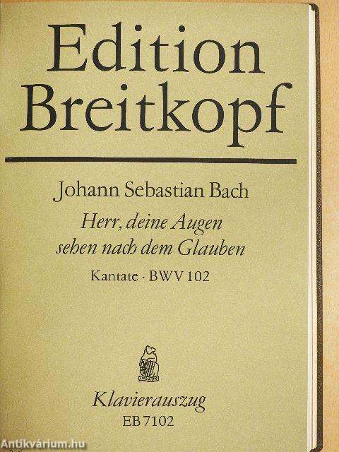 Kantate BWV 100-109.