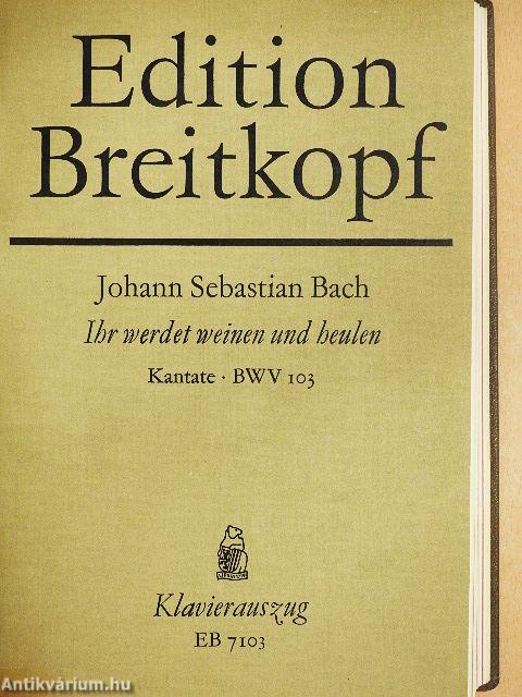 Kantate BWV 100-109.