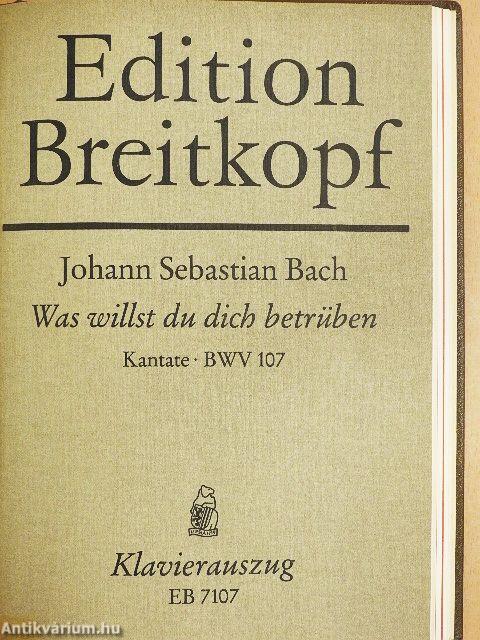 Kantate BWV 100-109.