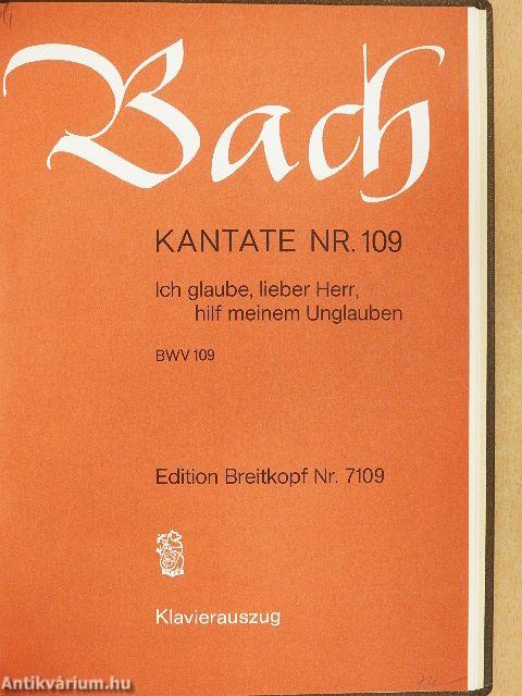 Kantate BWV 100-109.