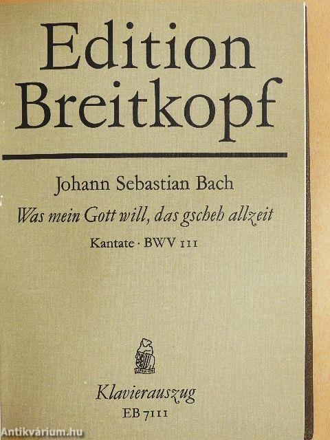 Kantate BWV 110-119.