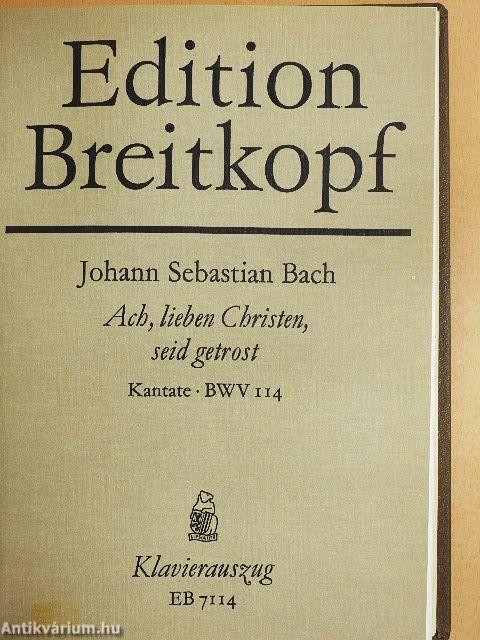 Kantate BWV 110-119.