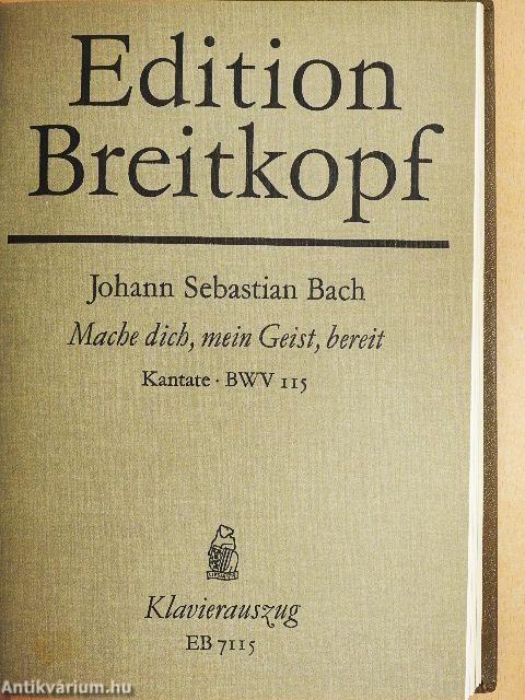 Kantate BWV 110-119.