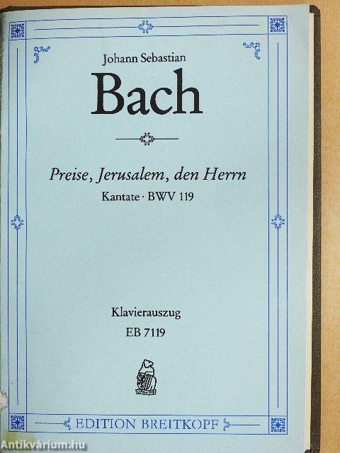Kantate BWV 110-119.